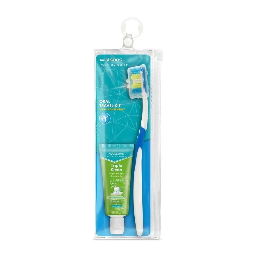 Oral Travel Kit (Triple Clean toothpaste 30g + Toothbrush 1s)