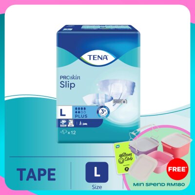 TENA PROskin Slip Plus Adult Diaper L 12S
