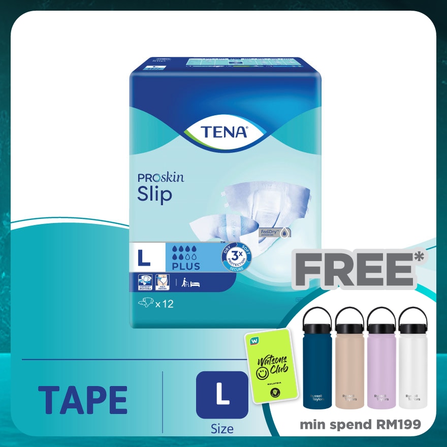 PROskin Slip Plus Adult Diaper L 12S