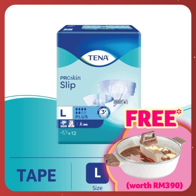 TENA PROskin Slip Plus Adult Diaper L 12S