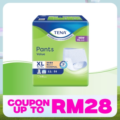TENA Pants Value Adult Diaper XL 8S