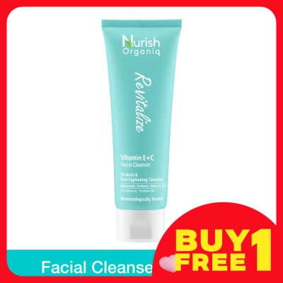 NURISH ORGANIQ Vitamin E+C Facial Cleanser 100g