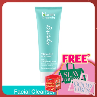 NURISH ORGANIQ Vitamin E+C Facial Cleanser 100g