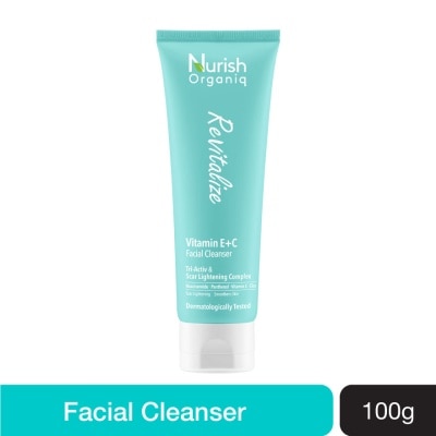 NURISH ORGANIQ Vitamin E+C Facial Cleanser 100g