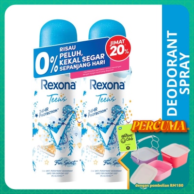 REXONA - Rexona Tens Deodorant Spray Fun Spirit 2x102ml