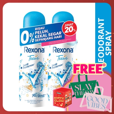 REXONA Rexona Tens Deodorant Spray Fun Spirit 2x102ml
