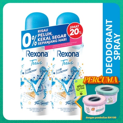 REXONA Rexona Tens Deodorant Spray Fun Spirit 2x102ml