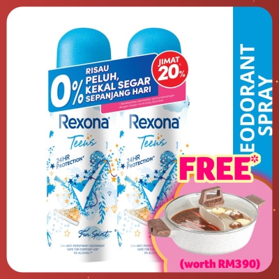 REXONA Rexona Tens Deodorant Spray Fun Spirit 2x102ml