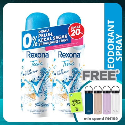 REXONA Rexona Tens Deodorant Spray Fun Spirit 2x102ml