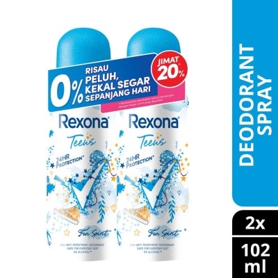 REXONA Rexona Tens Deodorant Spray Fun Spirit 2x102ml