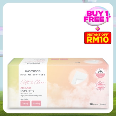 WATSONS Air-Laid Soft Facial Puffs 90's