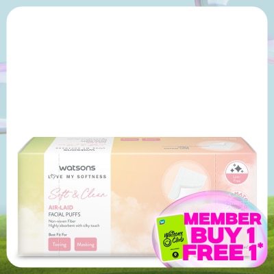 WATSONS Air-Laid Soft Facial Puffs 90's