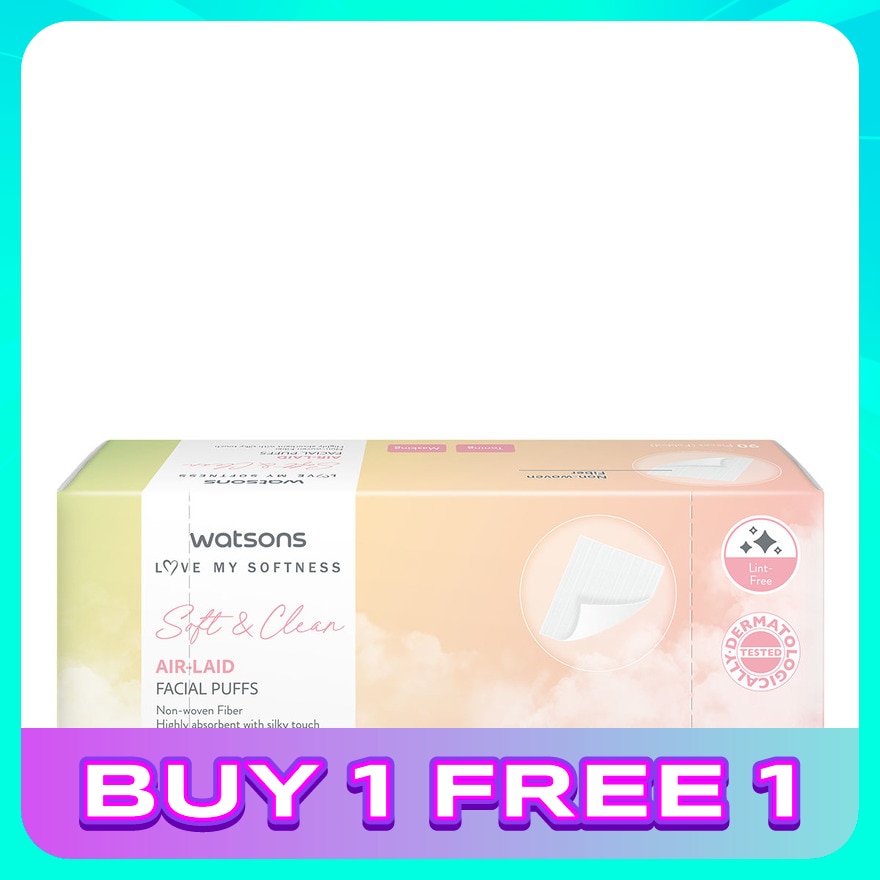 Air-Laid Soft Facial Puffs 90's