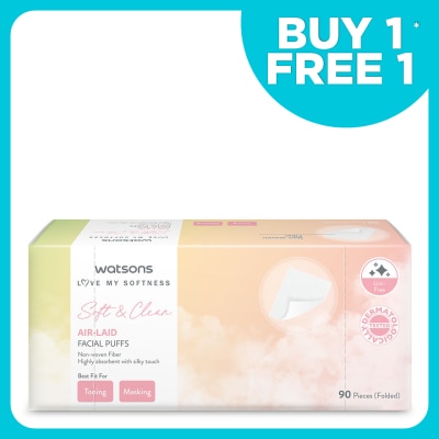 WATSONS Air-Laid Soft Facial Puffs 90's