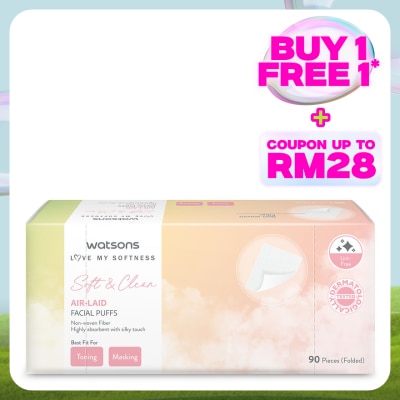 WATSONS Air-Laid Soft Facial Puffs 90's