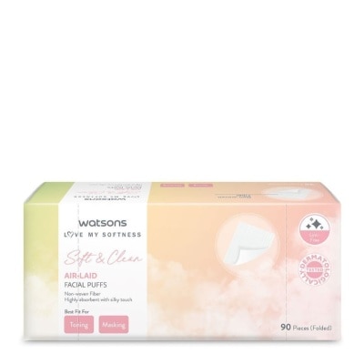 WATSONS Air-Laid Soft Facial Puffs 90's