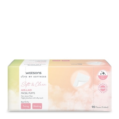 WATSONS Air-Laid Soft Facial Puffs 90's