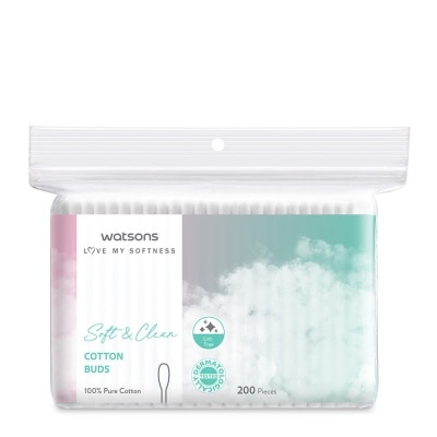 WATSONS Cotton Buds Zip Lock 200's