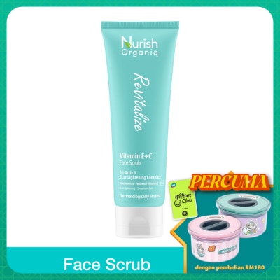 NURISH ORGANIQ Vitamin E+C Face Scrub 100g