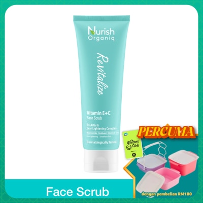 NURISH ORGANIQ - Vitamin E+C Face Scrub 100g