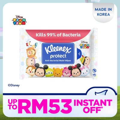 KLEENEX Disney Tsum Tsum Multipurpose Antibacterial Wet Wipes 50s