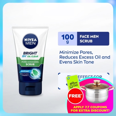 NIVEA FOR MEN - White Oil Clear Scrub 100g