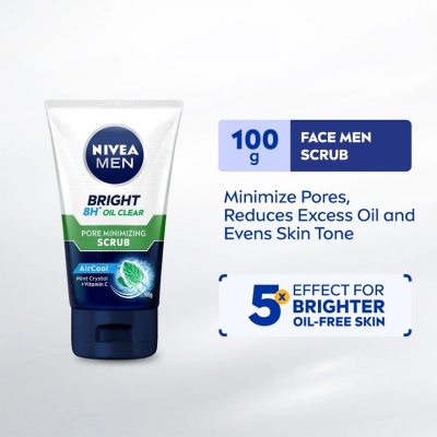 NIVEA FOR MEN - White Oil Clear Scrub 100g