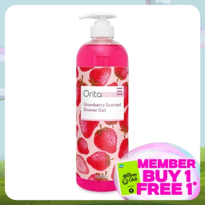 ORITA Strawberry Scented Shower Gel 1L
