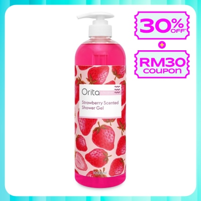 ORITA Strawberry Scented Shower Gel 1L