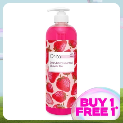 ORITA Strawberry Scented Shower Gel 1L