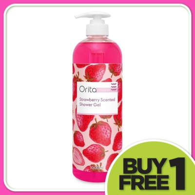 ORITA Strawberry Scented Shower Gel 1L