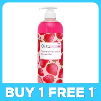 ORITA Strawberry Scented Shower Gel 1L