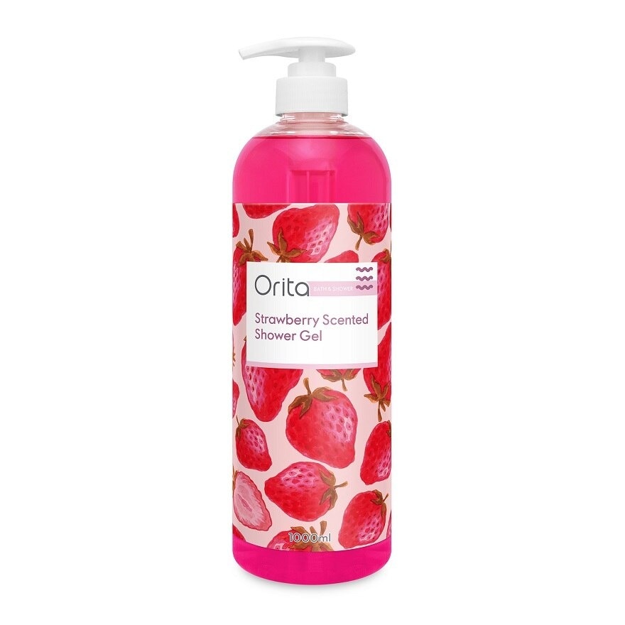 Strawberry Scented Shower Gel 1L