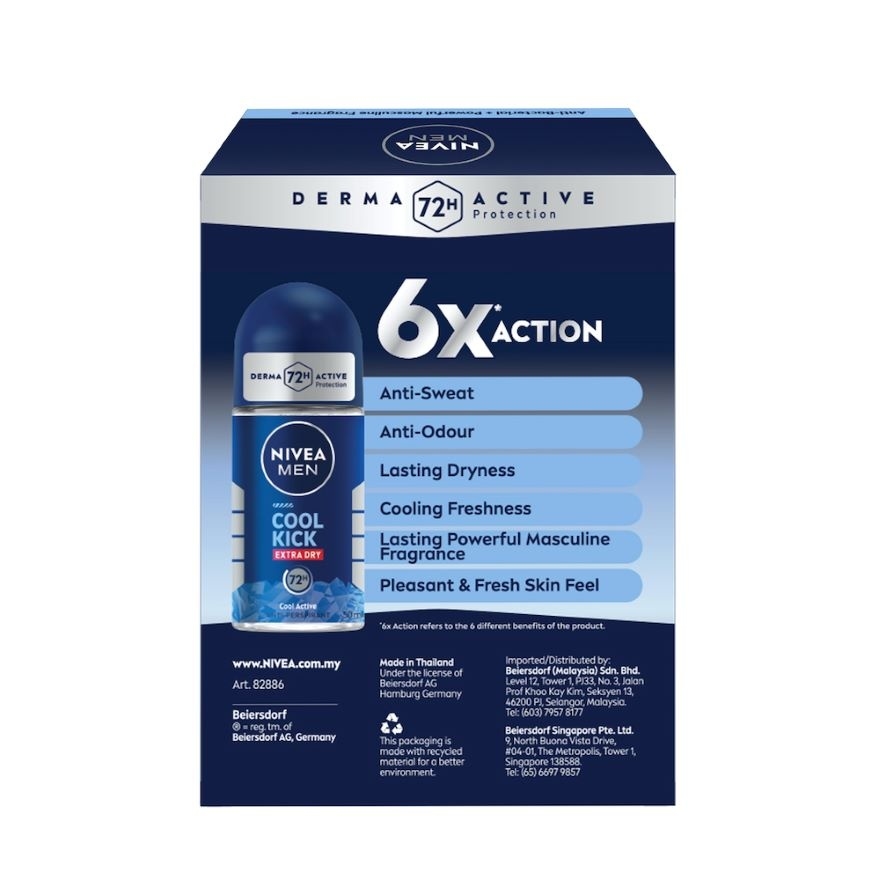 Deodorant Cool Kick Roll On 2x50ml image