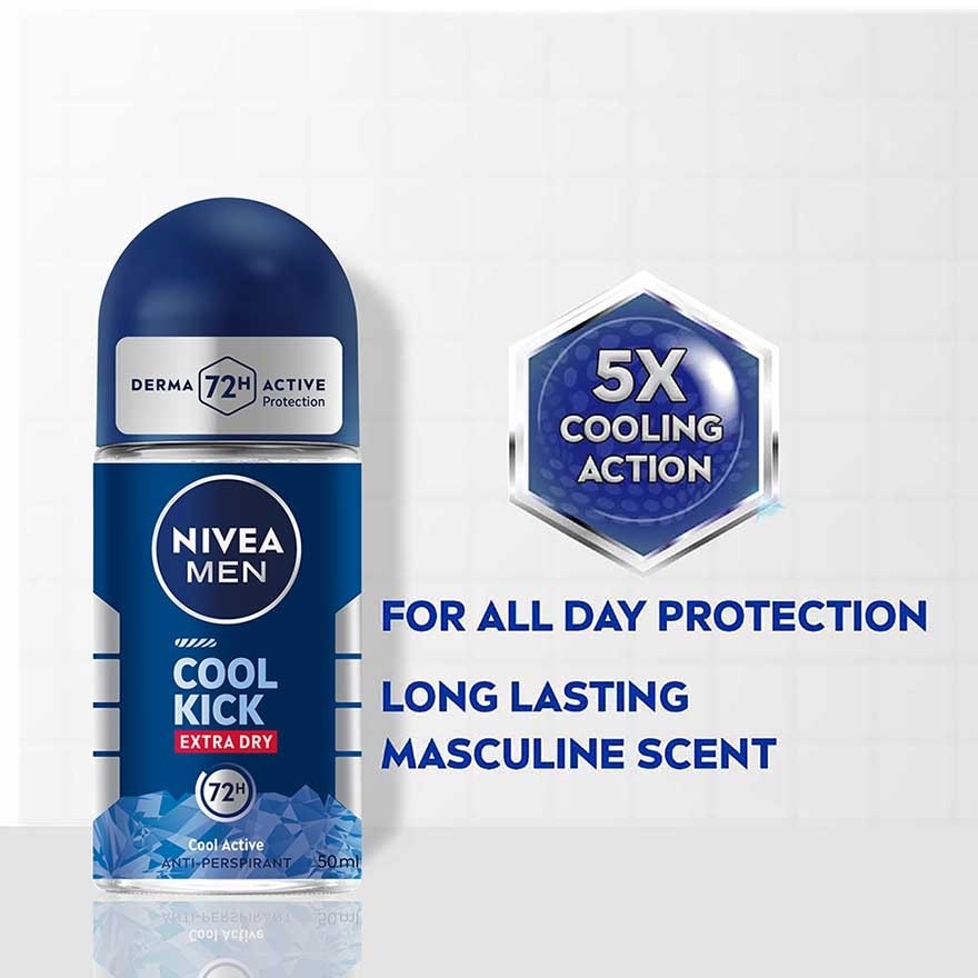 Deodorant Cool Kick Roll On 2x50ml