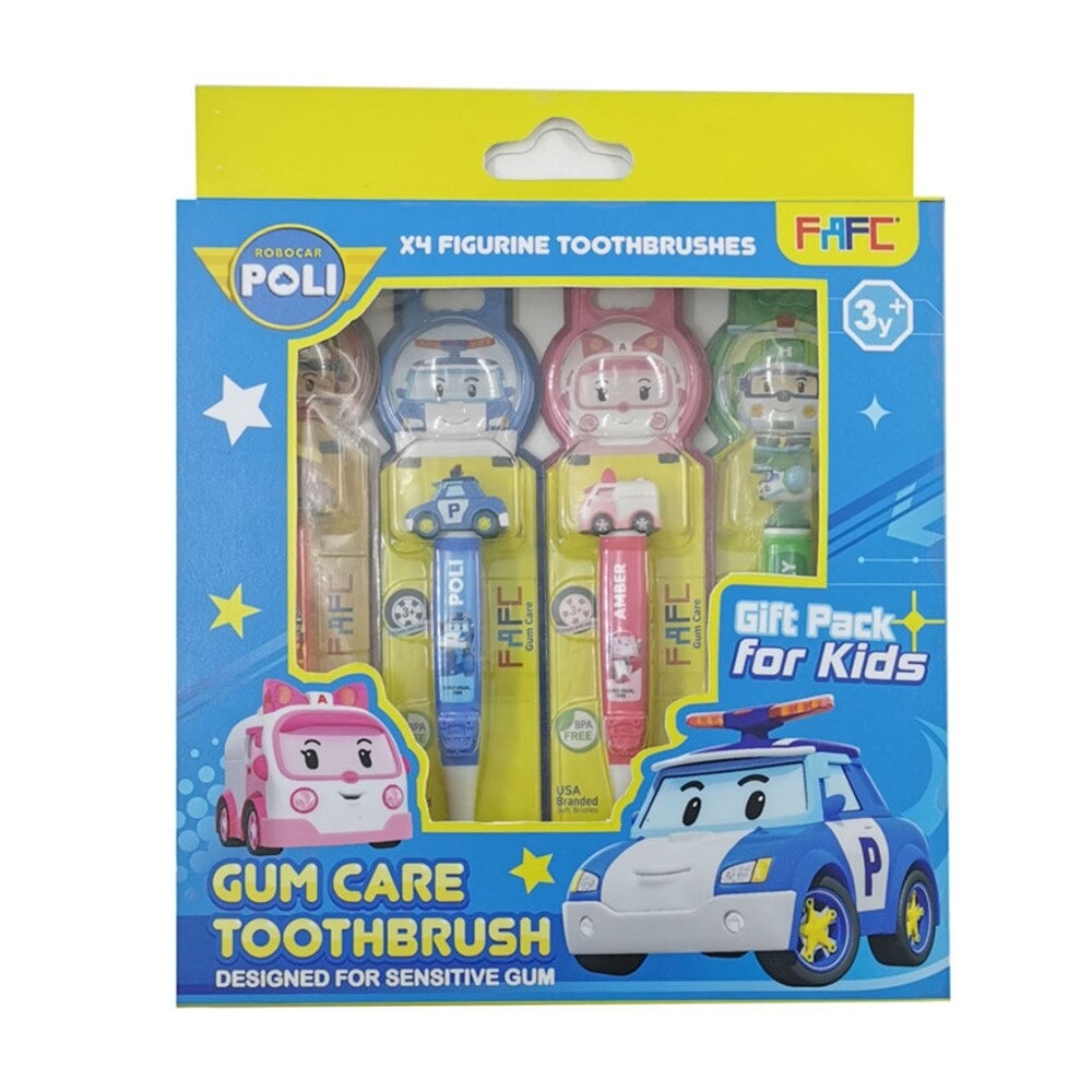 Figurine Toothbrush 4 In 1-Robocar Poli