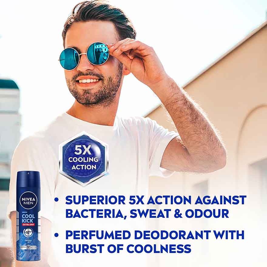 Deodorant Cool Kick Spray Twin Pack 2x150ml image