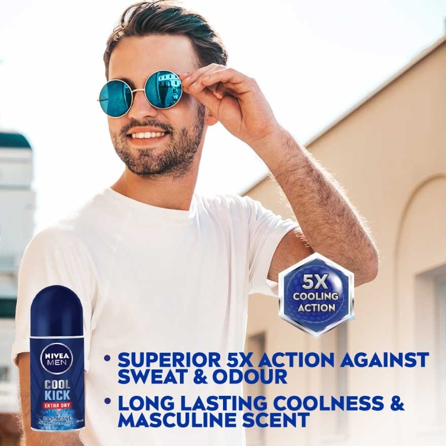 Deodorant Cool Kick Roll On 50ml