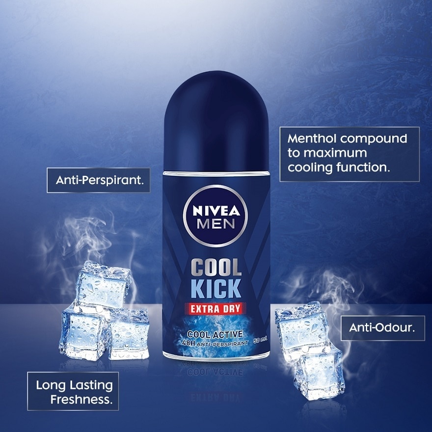 Deodorant Cool Kick Roll On 50ml