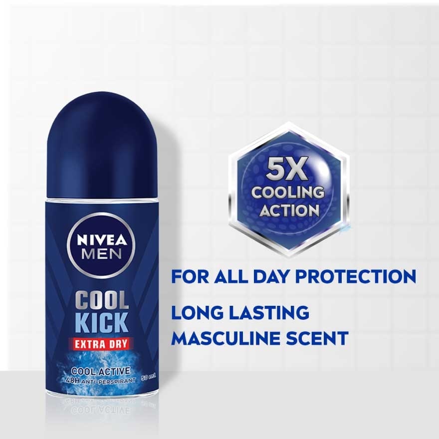 Deodorant Cool Kick Roll On 50ml