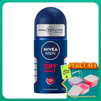 NIVEA FOR MEN - Deodorant Dry Roll On 50ml