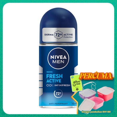 NIVEA FOR MEN - Deodorant Fresh Roll On 50ml