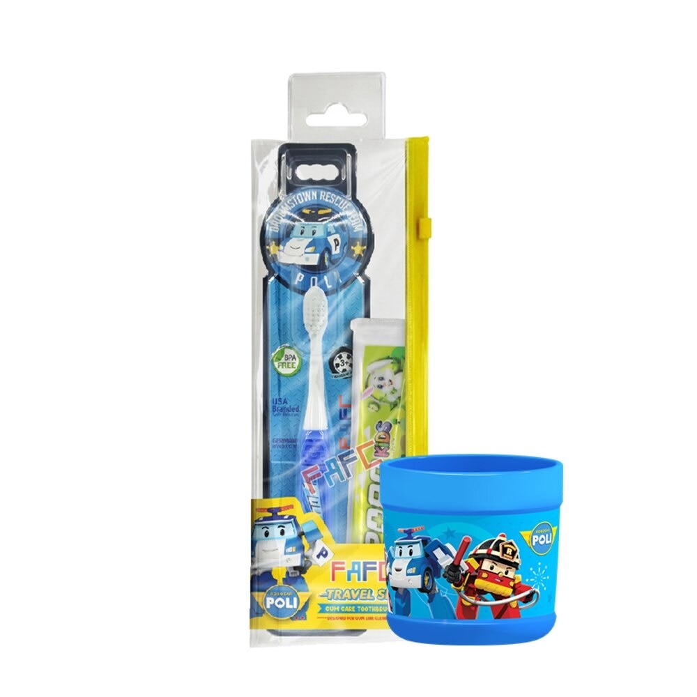 Robocar Poli-Poli Travel Set + Assorted Poli Cup