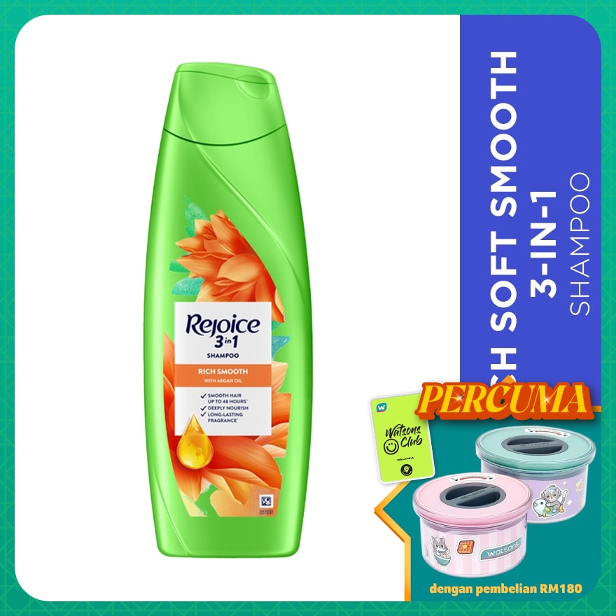 Shampoo Rich Soft Smooth 3 in 1 300ml