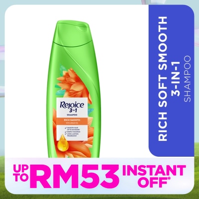 REJOICE Shampoo Rich Soft Smooth 3 in 1 300ml