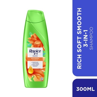 REJOICE Shampoo Rich Soft Smooth 3 in 1 300ml