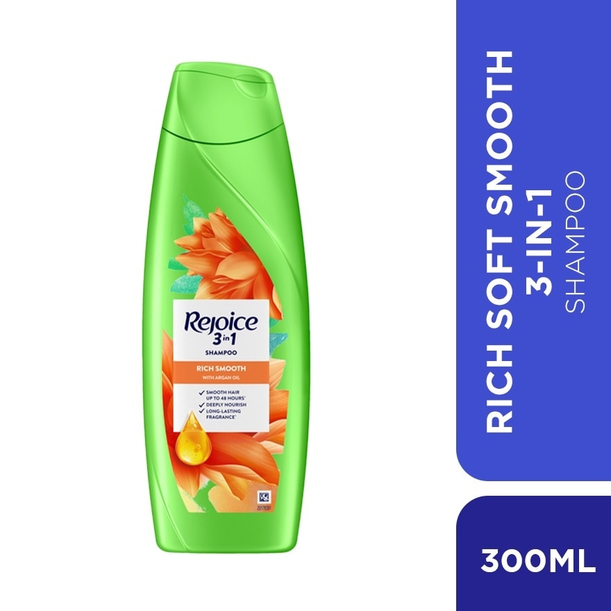 Shampoo Rich Soft Smooth 3 in 1 300ml