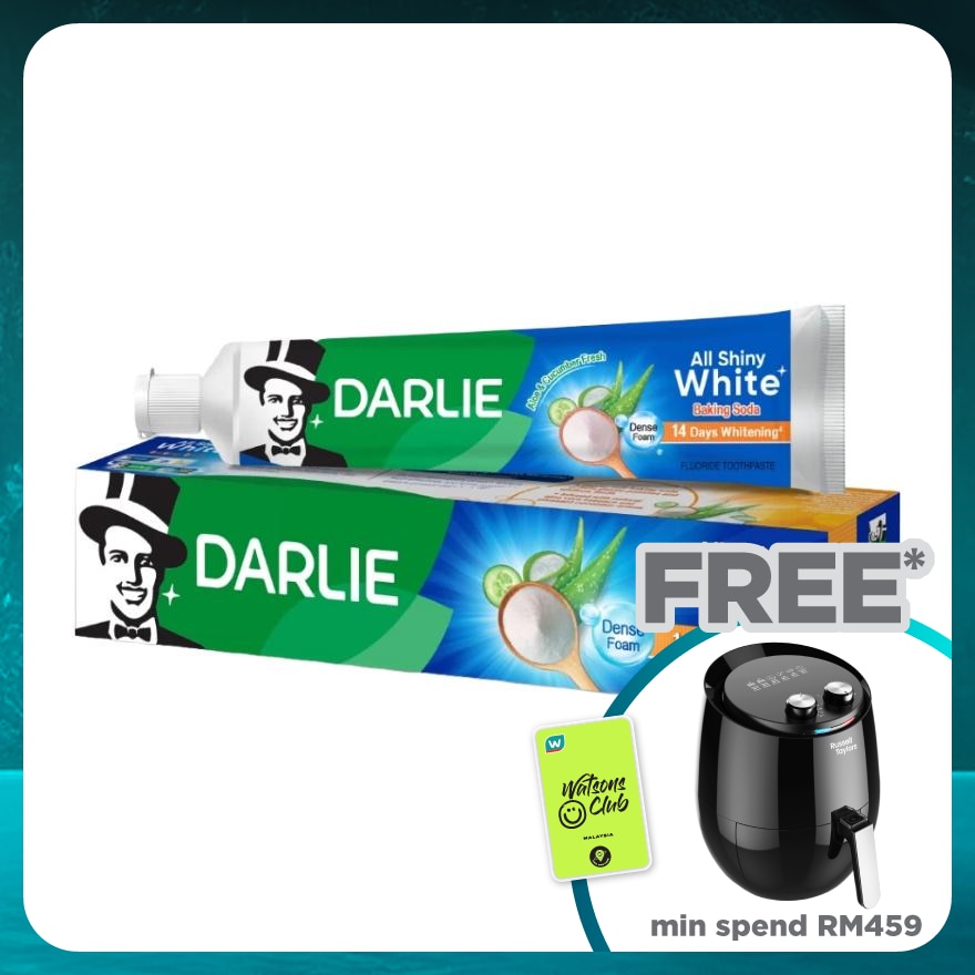 All Shiny White Baking Soda Aloe Fresh Toothpaste 140g