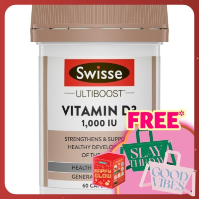 SWISSE Ultiboost Vitamin D3 1000IU 60s