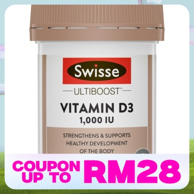 SWISSE Ultiboost Vitamin D3 1000IU 60s